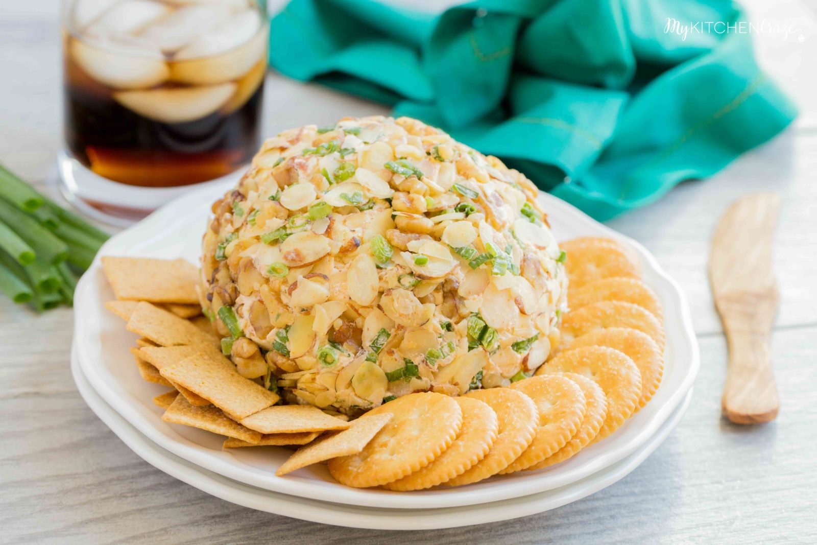 Spicy Cheese Ball ~ Loaded with cream cheese, spices, jalapeños, shredded cheeses & fresh veggies. This is one cheese ball bundled with rich creamy goodness!