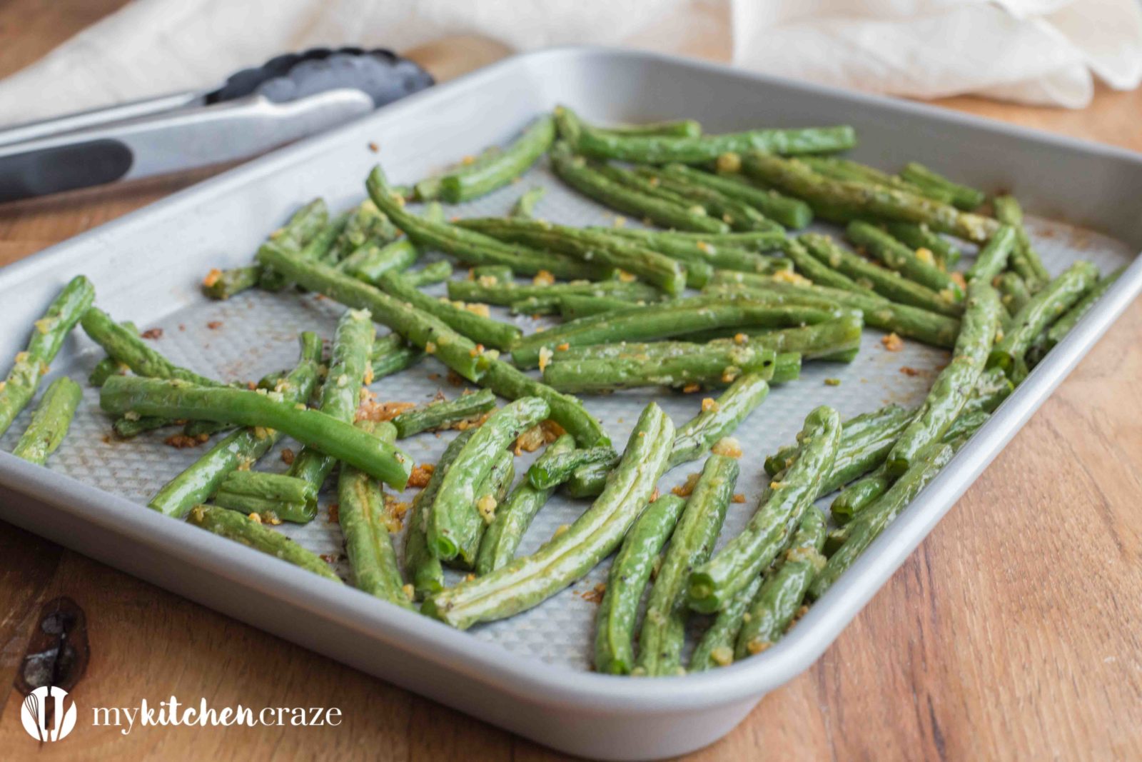 Baked Garlic Green Beans with a Recipe Video My Kitchen Craze