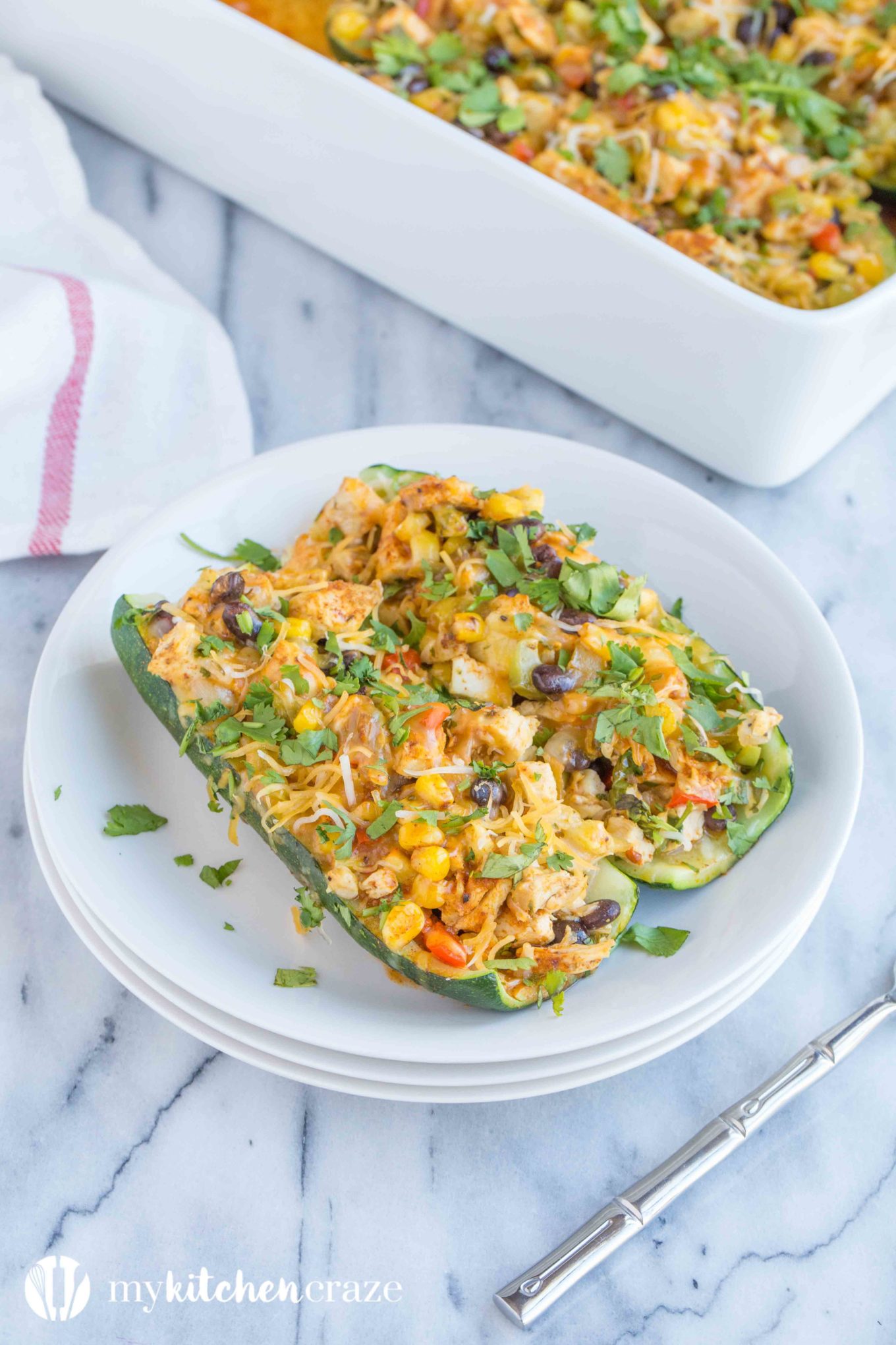 Chicken Enchilada Zucchini Boats My Kitchen Craze