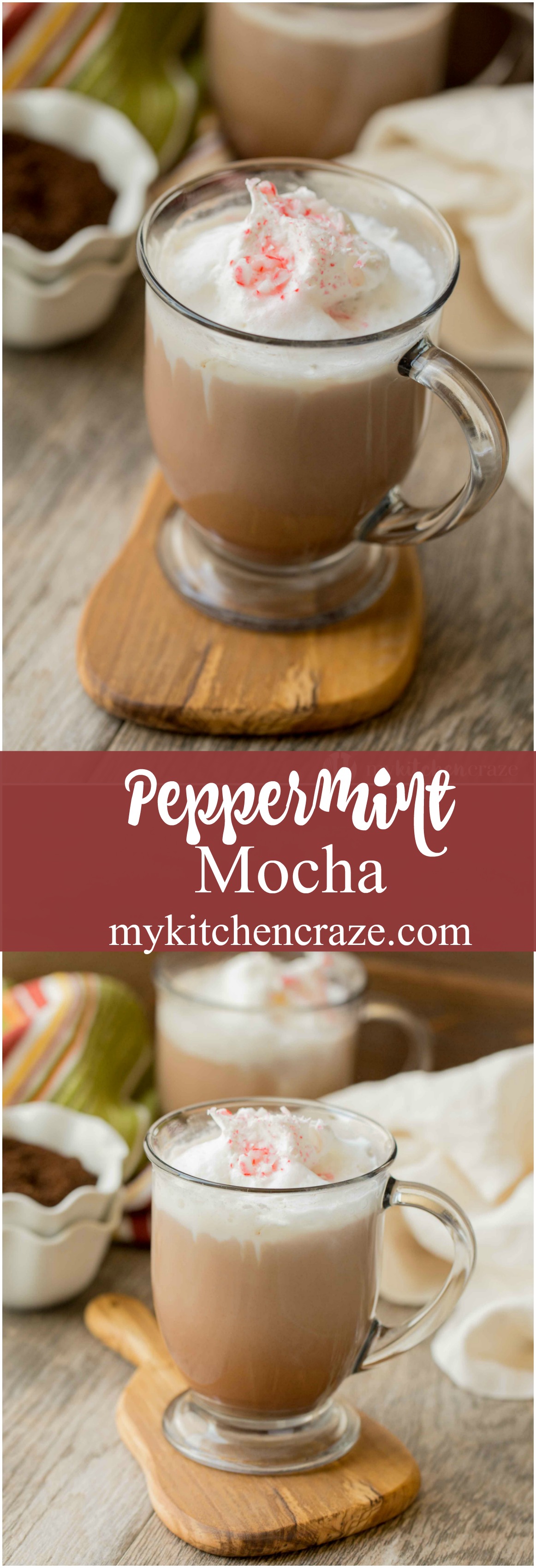 Peppermint Mocha is perfect for those chilly nights. Only a handful of ingredients and you can enjoy this delicious drink in the comfort of your own home!