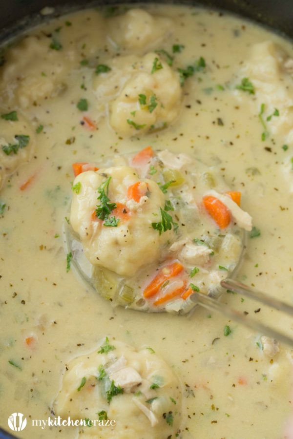 Chicken Dumpling Soup Plus A Recipe Video My Kitchen Craze