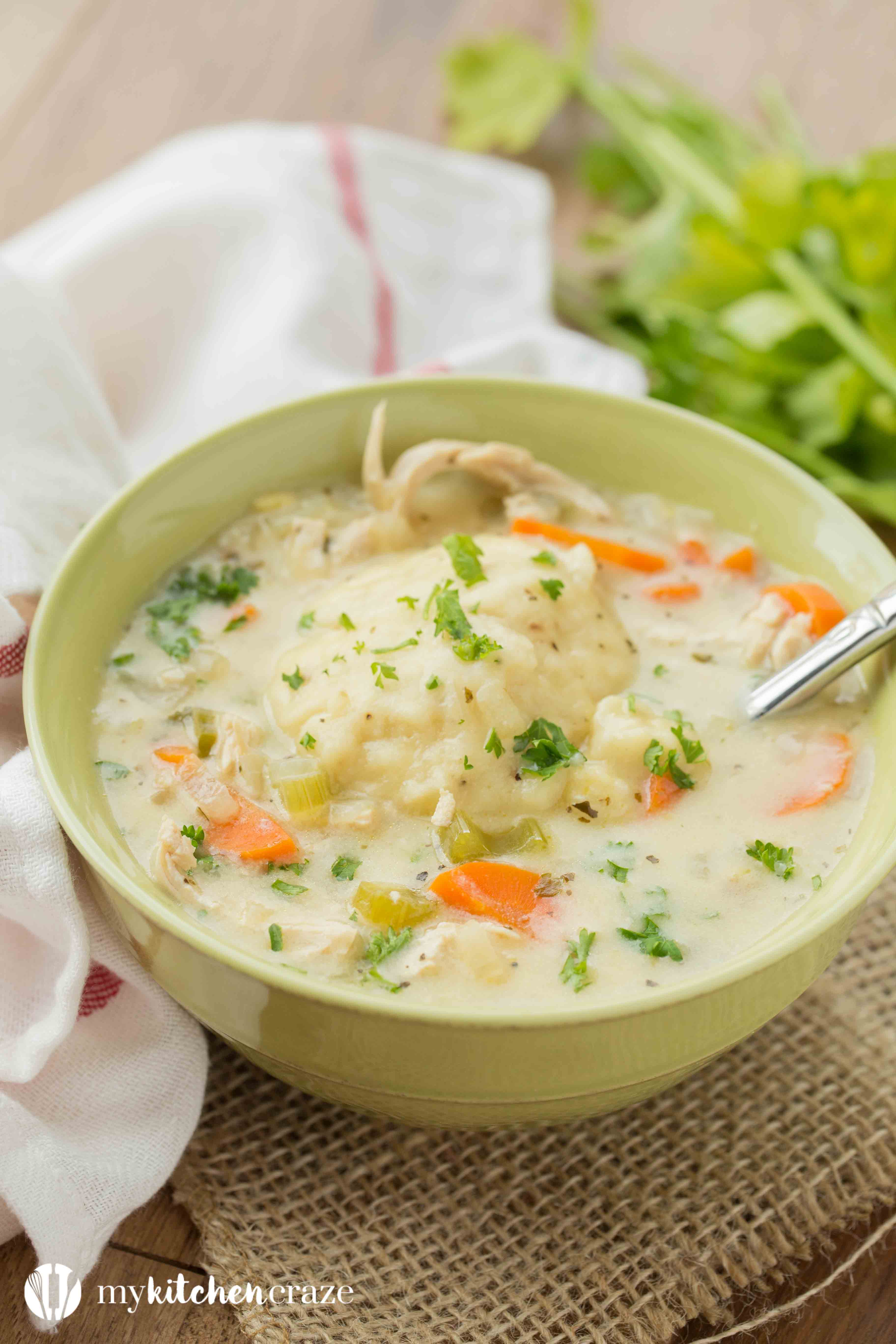 Chicken deals dumpling soup