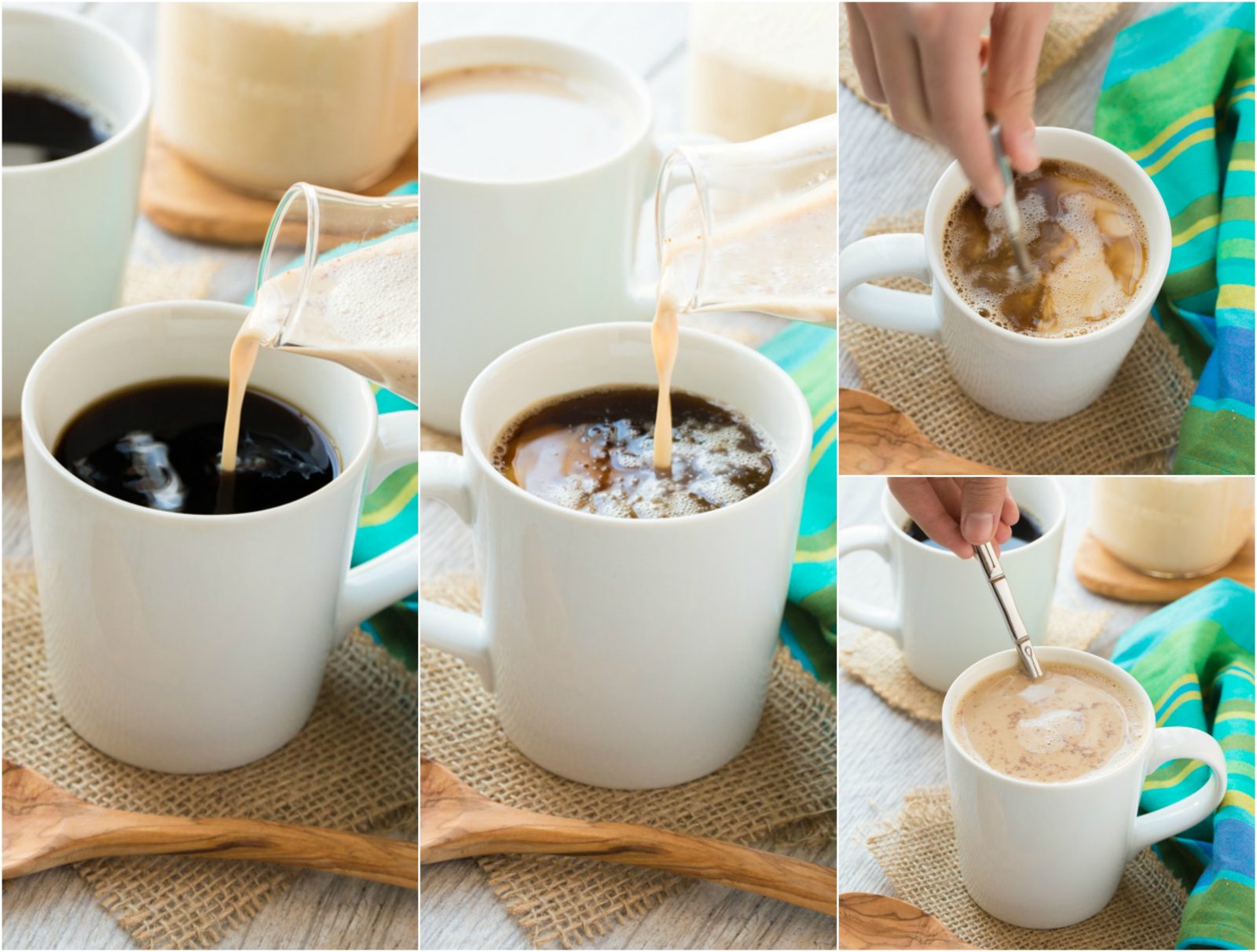 Cinnamon Maple Coffee Creamer is the perfect companion for your morning or afternoon coffee. Made with only 6 ingredients, you can have your very own homemade creamer on hand at all times.