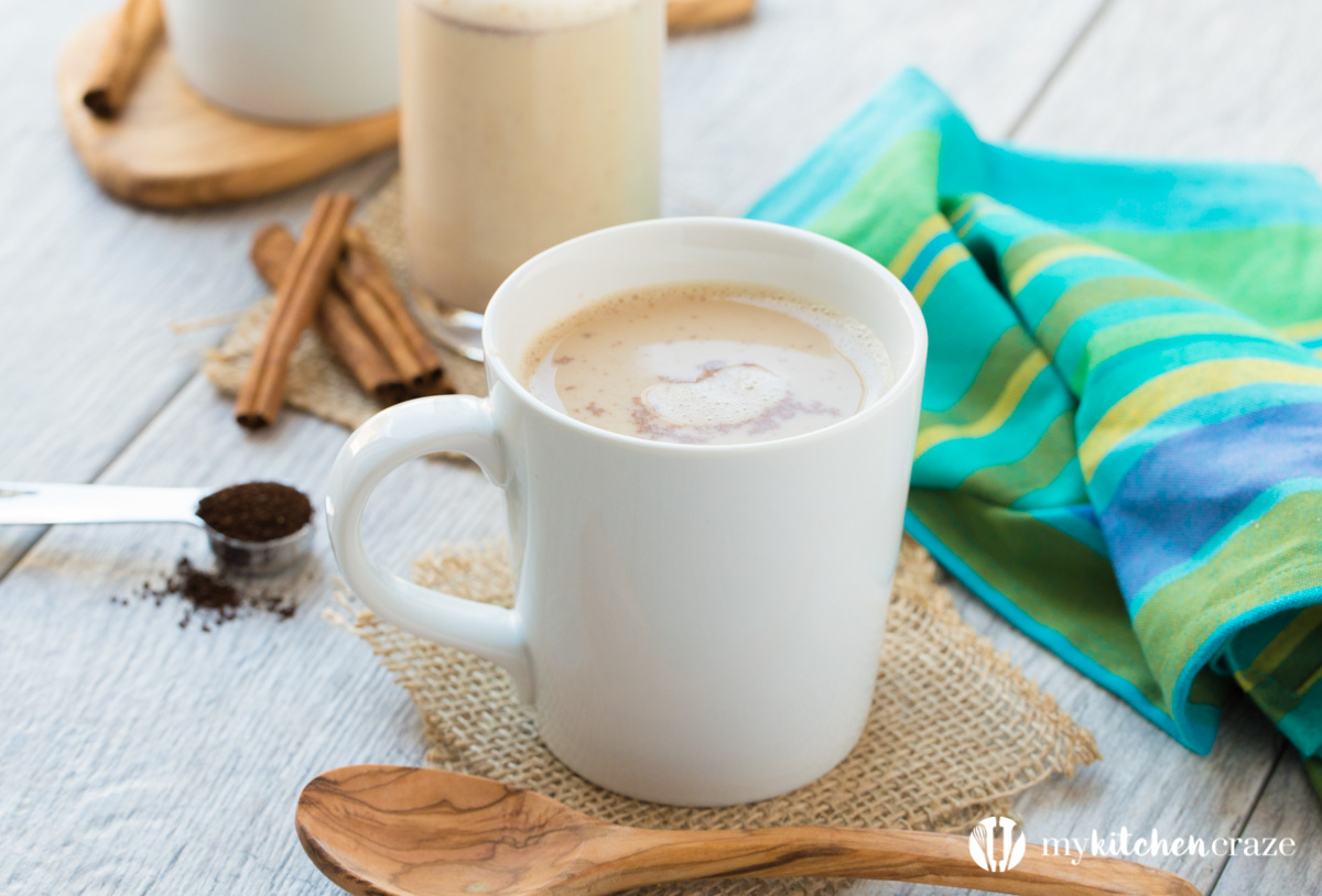 Cinnamon Maple Coffee Creamer is the perfect companion for your morning or afternoon coffee. Made with only 6 ingredients, you can have your very own homemade creamer on hand at all times.