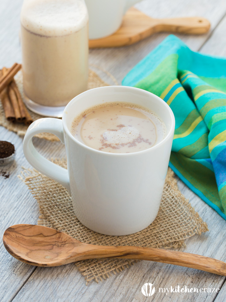 Cinnamon Maple Coffee Creamer is the perfect companion for your morning or afternoon coffee. Made with only 6 ingredients, you can have your very own homemade creamer on hand at all times.