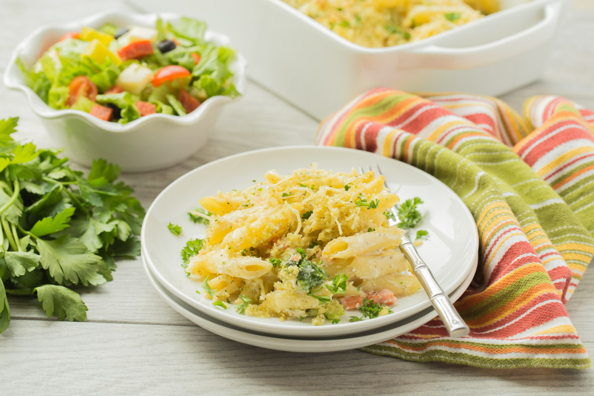 Smoked Salmon Alfredo Casserole My Kitchen Craze