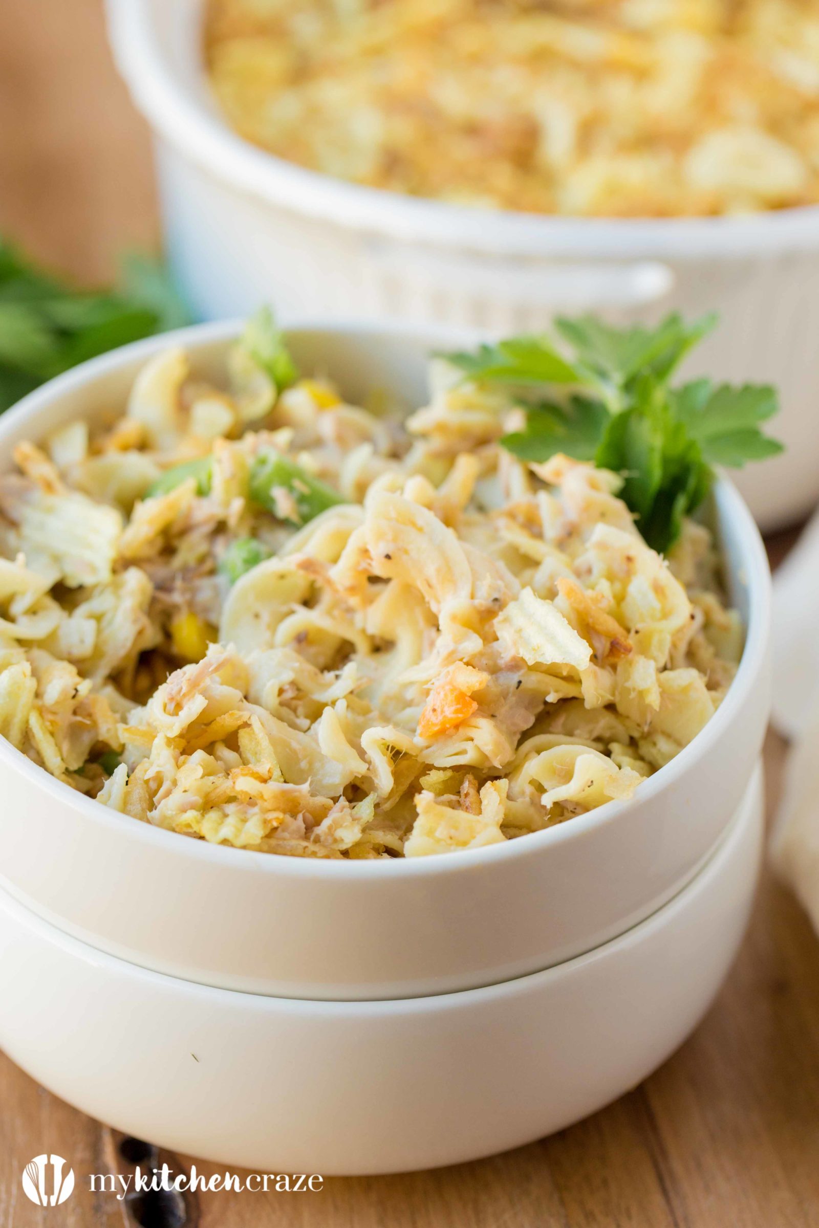 This easy, delicious Tuna Casserole can be on your table within 30 minutes. Perfect for those busy nights you don't want to be in the kitchen.