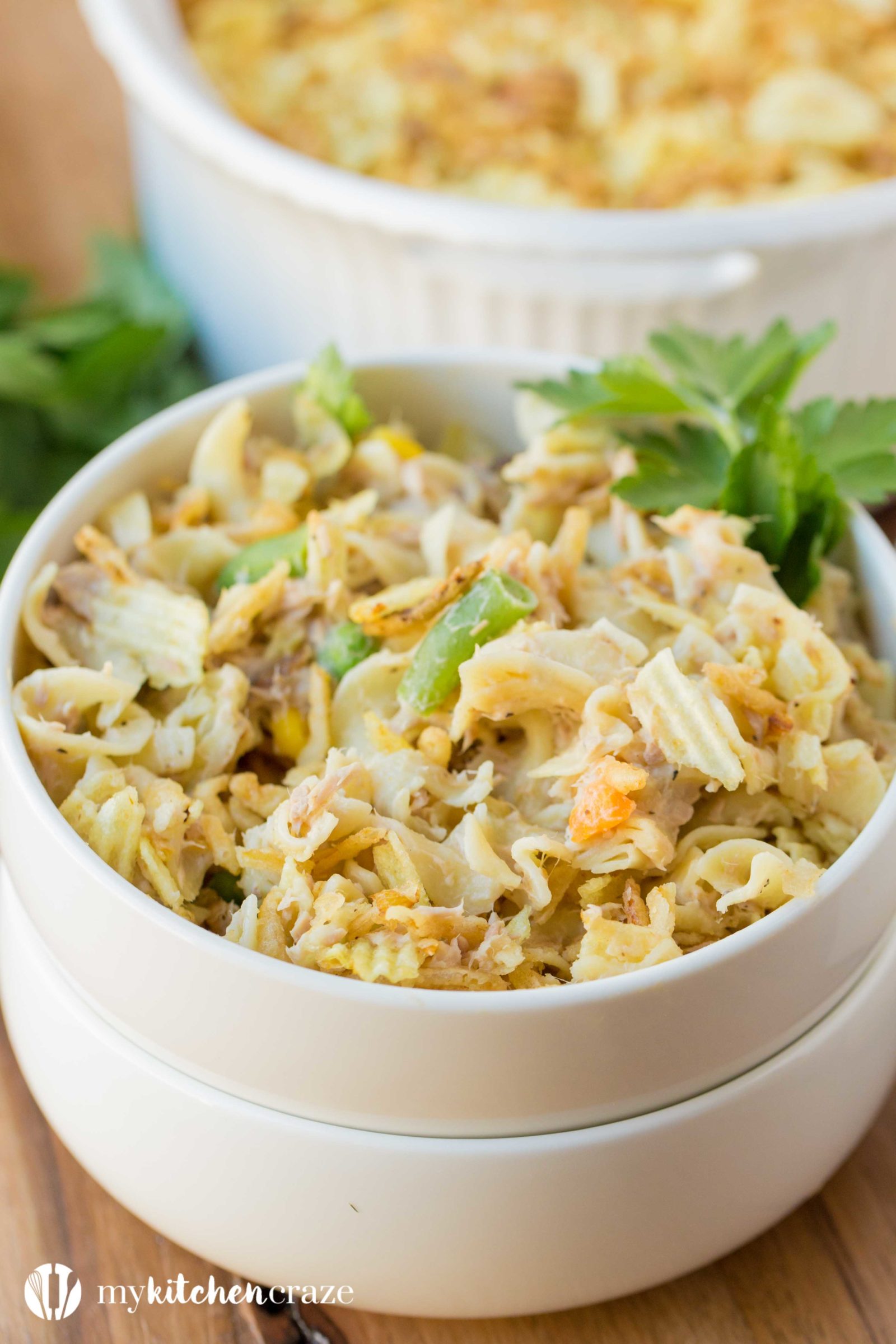 This easy, delicious Tuna Casserole can be on your table within 30 minutes. Perfect for those busy nights you don't want to be in the kitchen.
