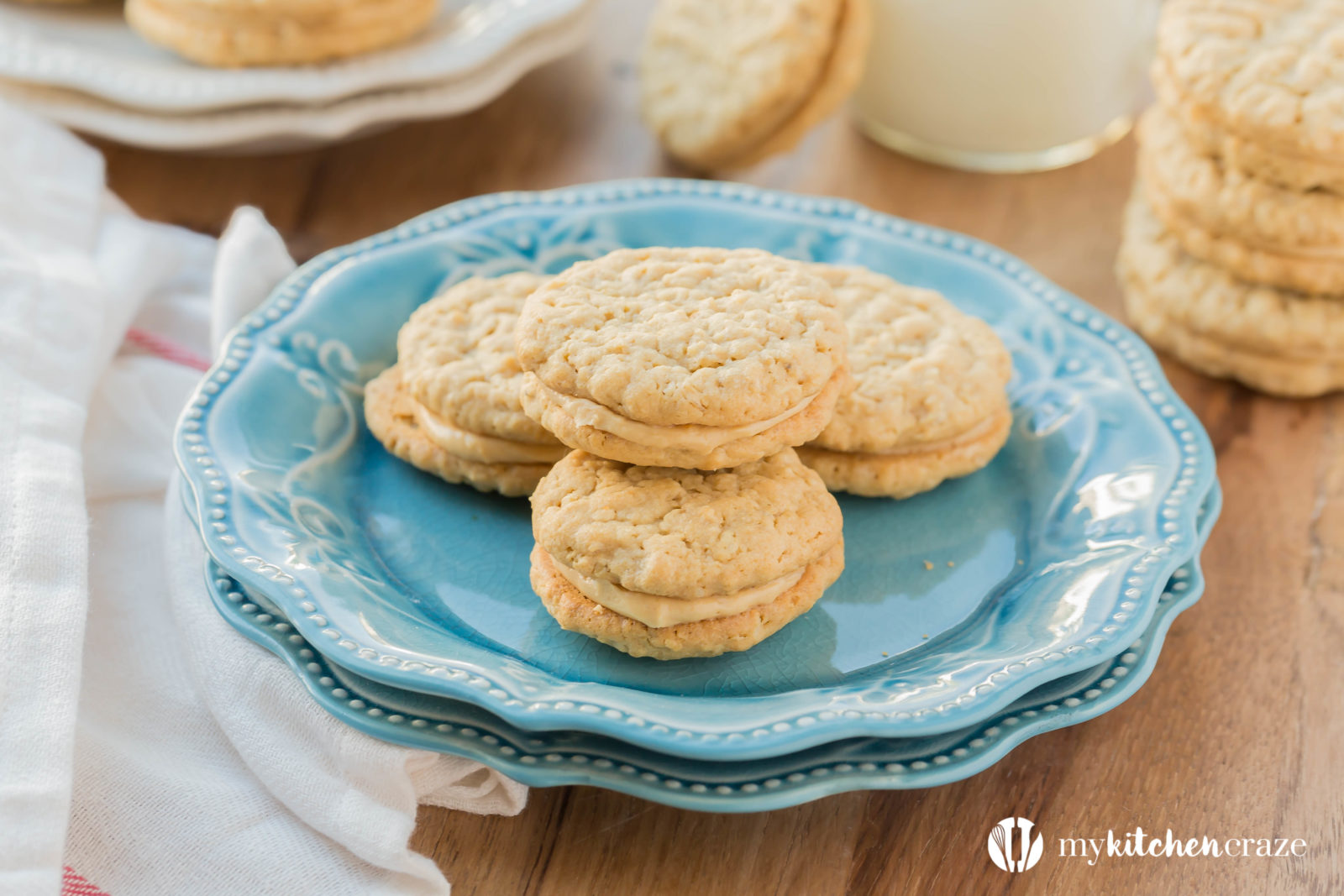 Peanut Butter Sandwich Cookies are insanely good and so addicting. These are a copy cat version of the popular Girl Scout cookie. They are easy to make, taste delicious and you don't have to wait a year to have them!