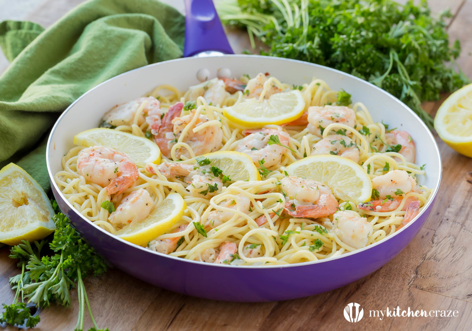 30 Minute Shrimp Scampi is fast becoming a favorite in our house. With only 10 ingredients (which most are spices that you most likely will have in your pantry) and 30 minutes, you can have a fresh and delicious meal on your dinner table!