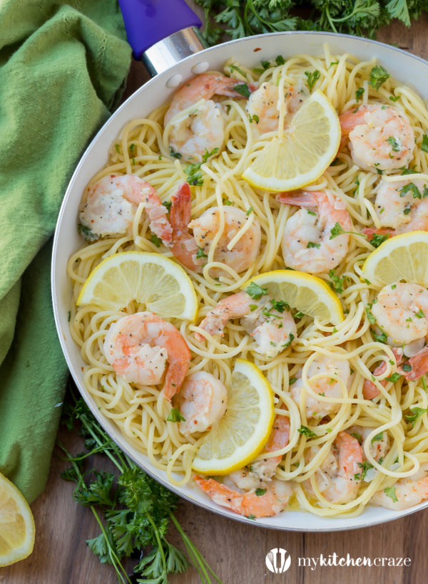 30 Minute Shrimp Scampi is fast becoming a favorite in our house. With only 10 ingredients (which most are spices that you most likely will have in your pantry) and 30 minutes, you can have a fresh and delicious meal on your dinner table!