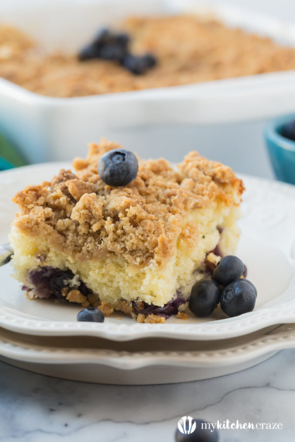 Blueberry Crumble Cake is such a moist, crumbly and a delicious cake! You'll fall head over heels for this delicious cake!