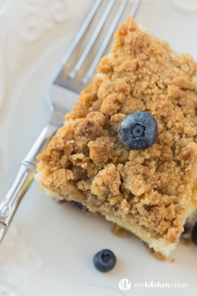 Blueberry Crumble Cake is such a moist, crumbly and a delicious cake! You'll fall head over heels for this delicious cake!