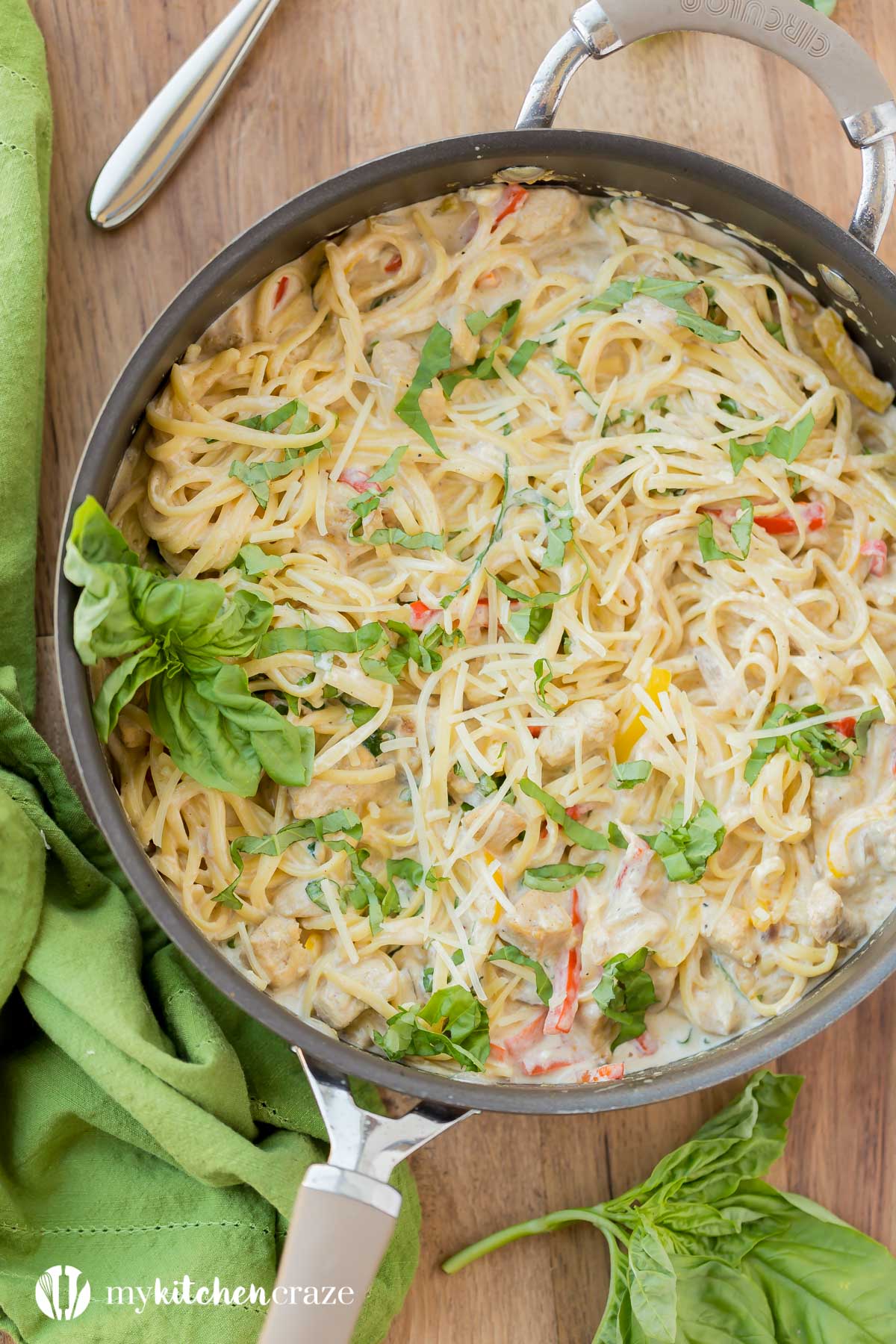 Cajun Chicken Pasta is loaded with delicious flavors and perfect for a weeknight dinner!