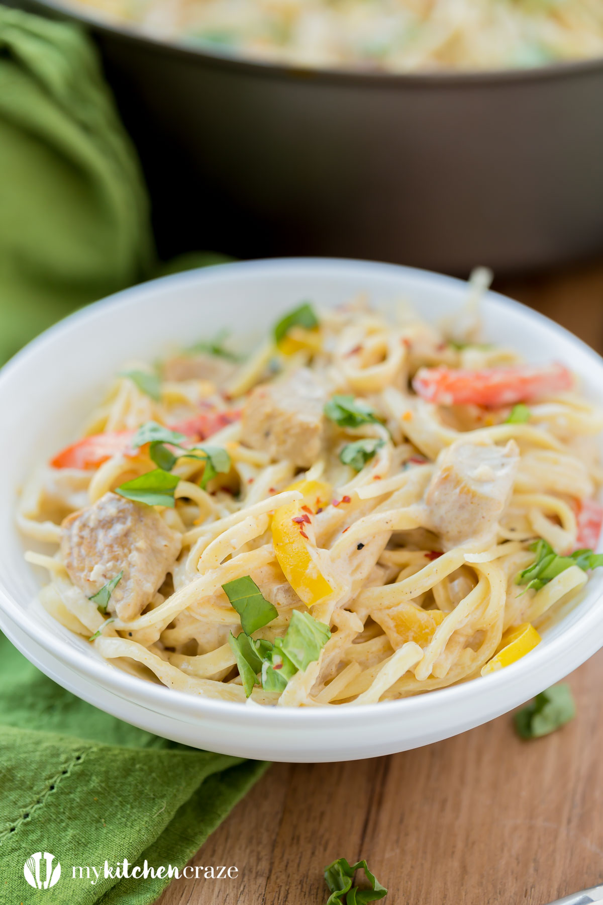 Cajun Chicken Pasta is loaded with delicious flavors and perfect for a weeknight dinner!