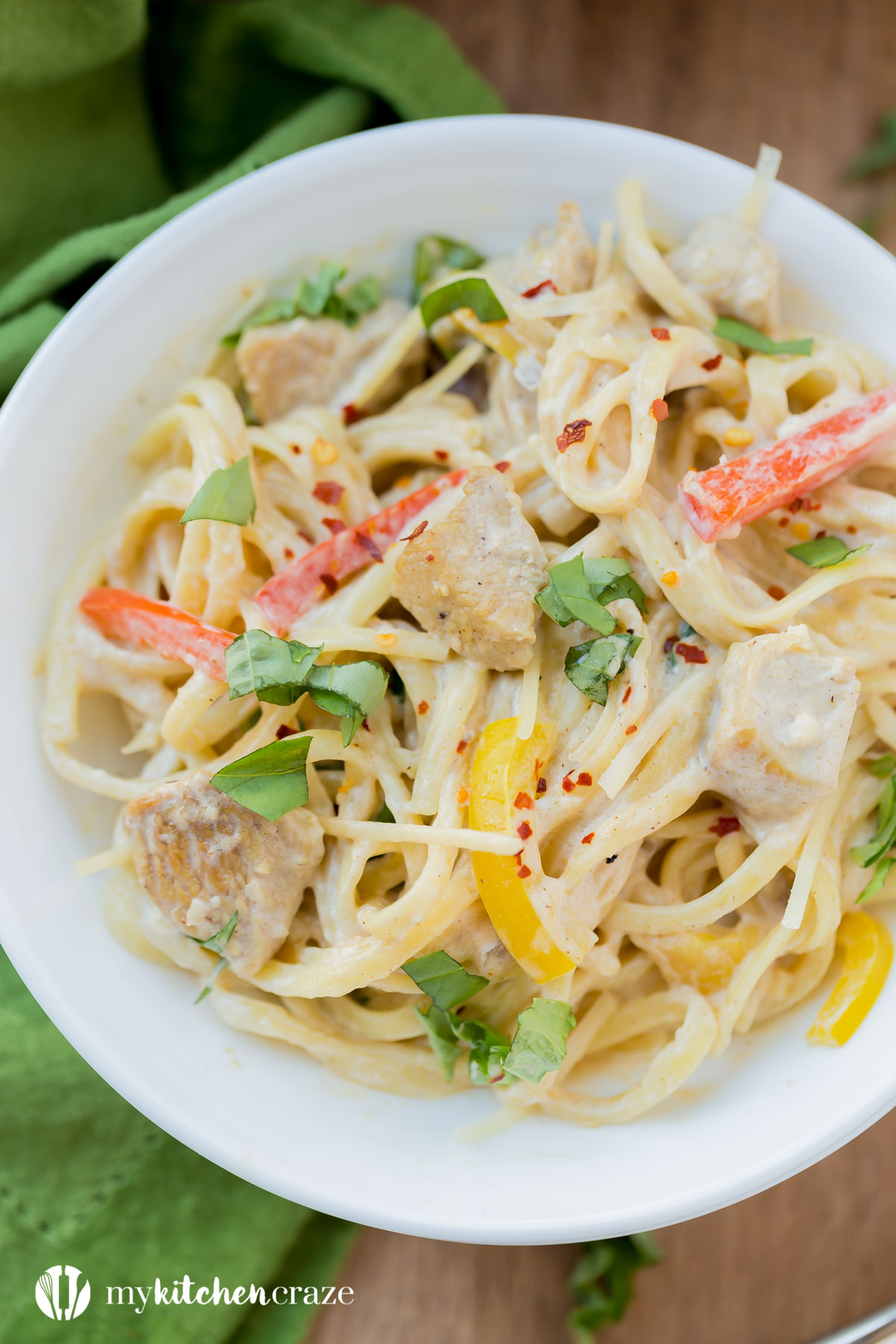 Cajun Chicken Pasta is loaded with delicious flavors and perfect for a weeknight dinner!