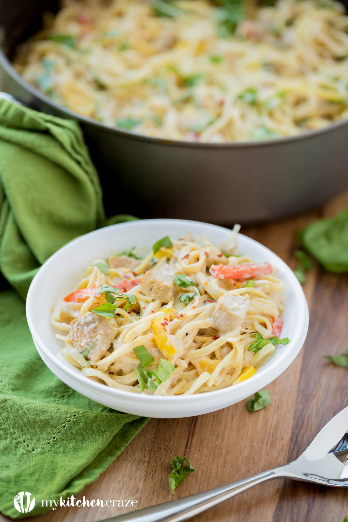 Cajun Chicken Pasta is loaded with delicious flavors and perfect for a weeknight dinner!