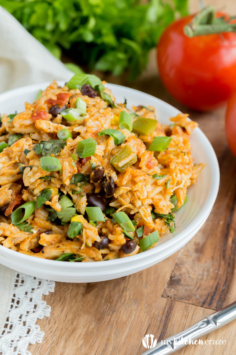 Slow Cooker Southwest Chicken and Rice {Video}  My Kitchen Craze