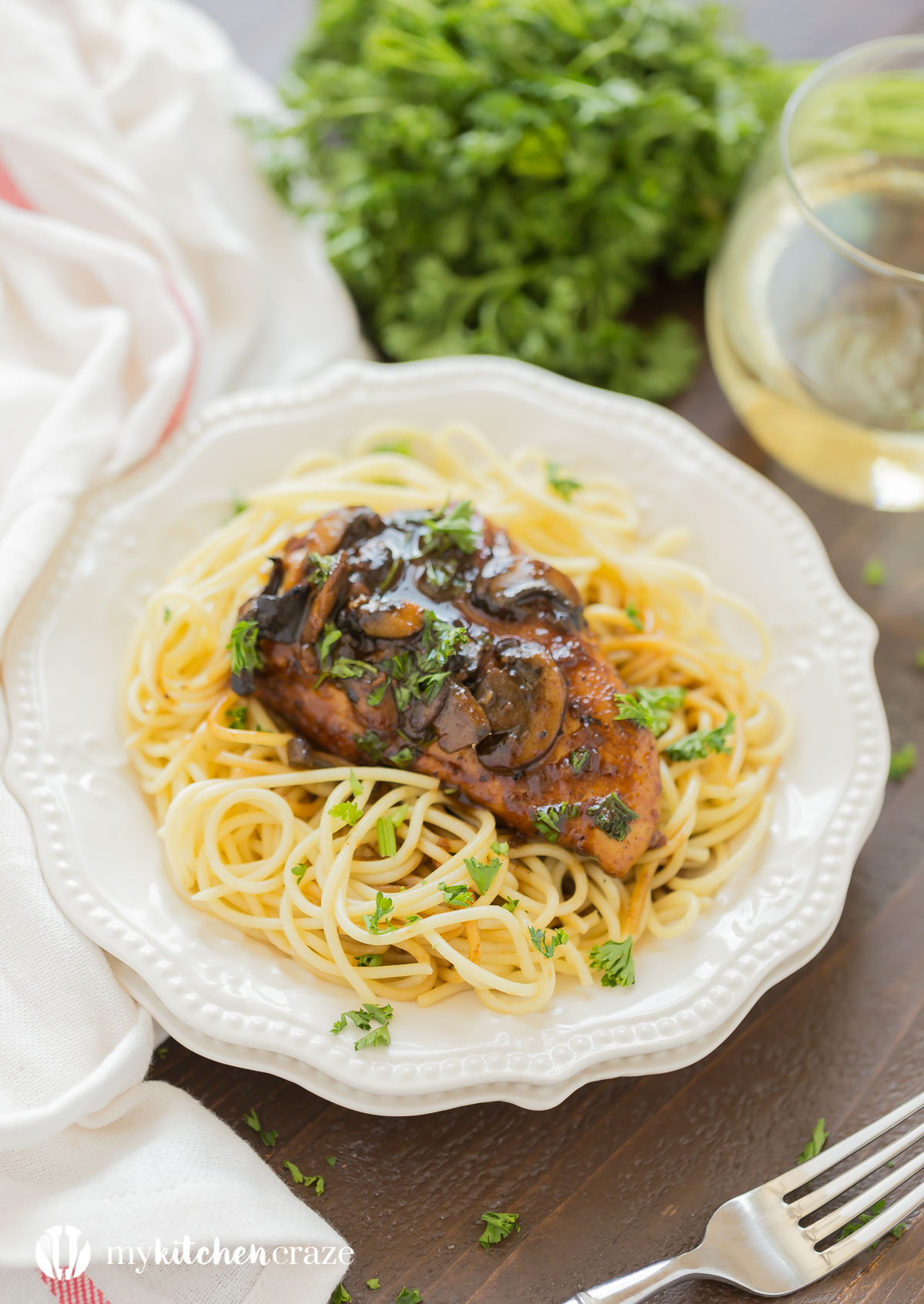 30 Minute Chicken Marsala is loaded with tons of flavor and ready within 30 minutes. This Chicken Marsala is perfect served with noodles or mashed potatoes. It's a win win for a quick meal!