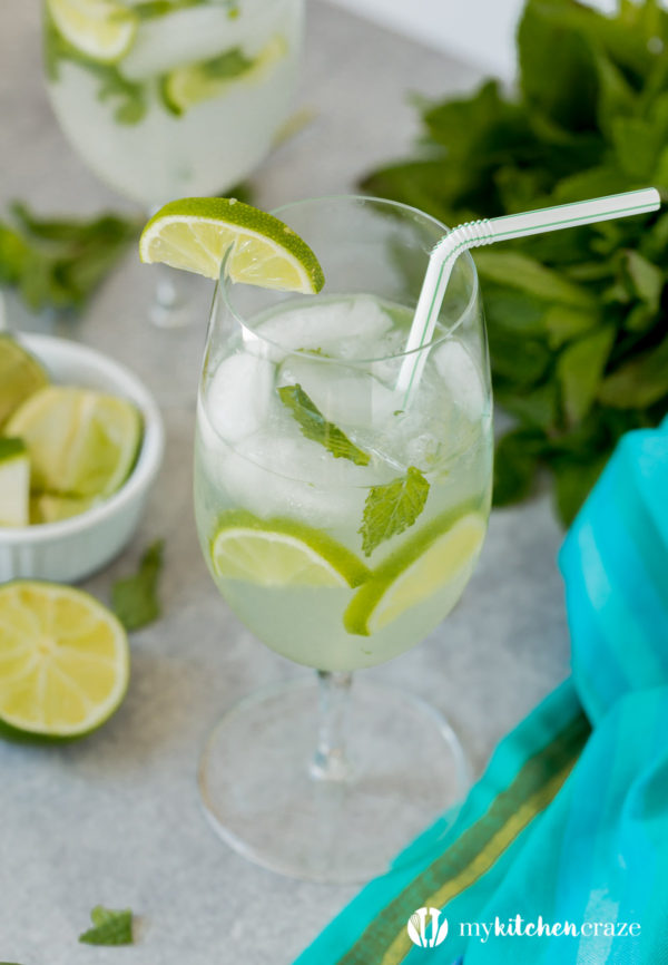 Easy Mojito Cocktail ~ Perfect drink for the summer months and only takes 6 ingredients to make. What drink could be better than that?