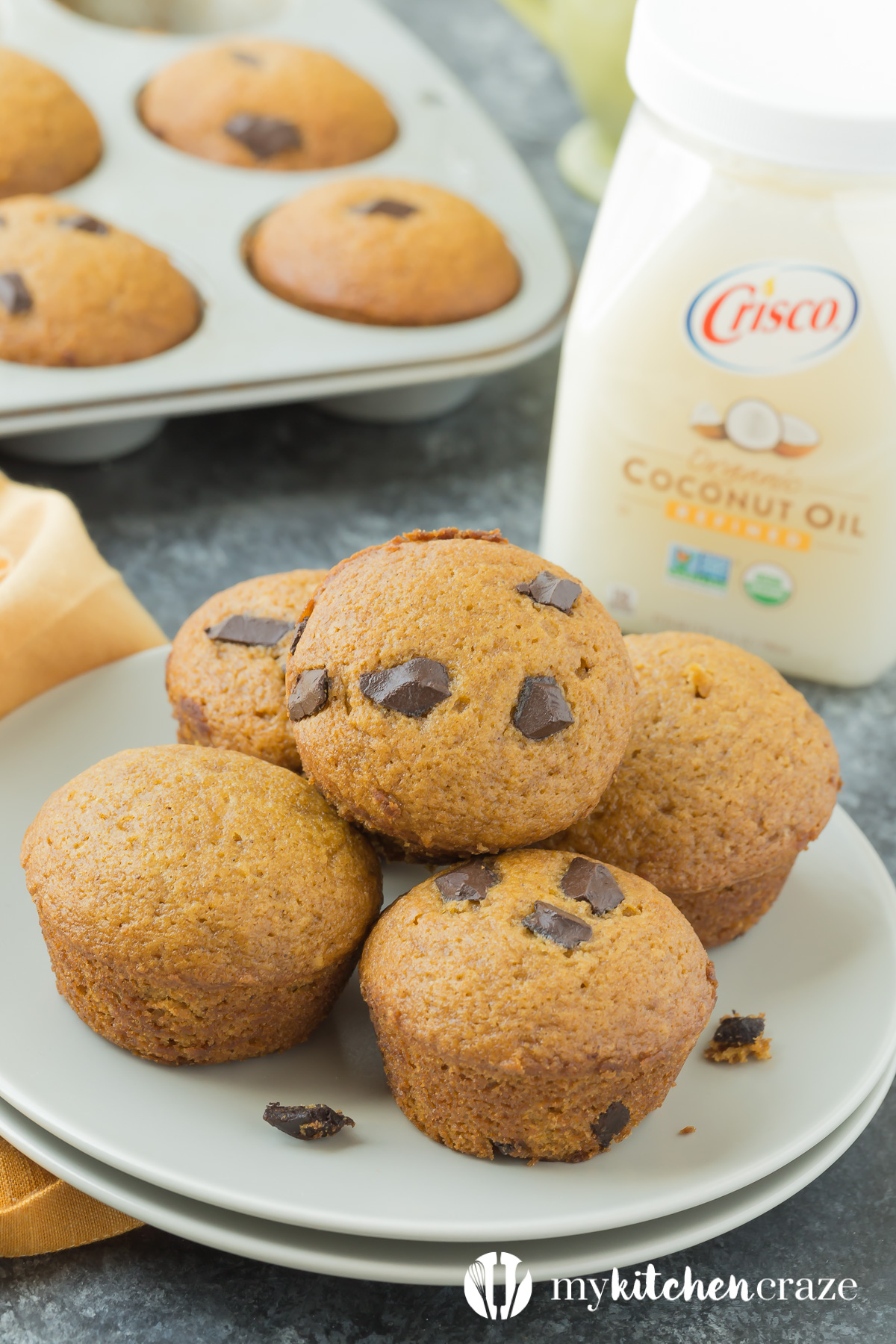 Wake up to a delicious cup of coffee and these moist, flavorful and delicious Pumpkin Muffins. These muffins are perfect for fall! Make sure to grab one because they won't last long!