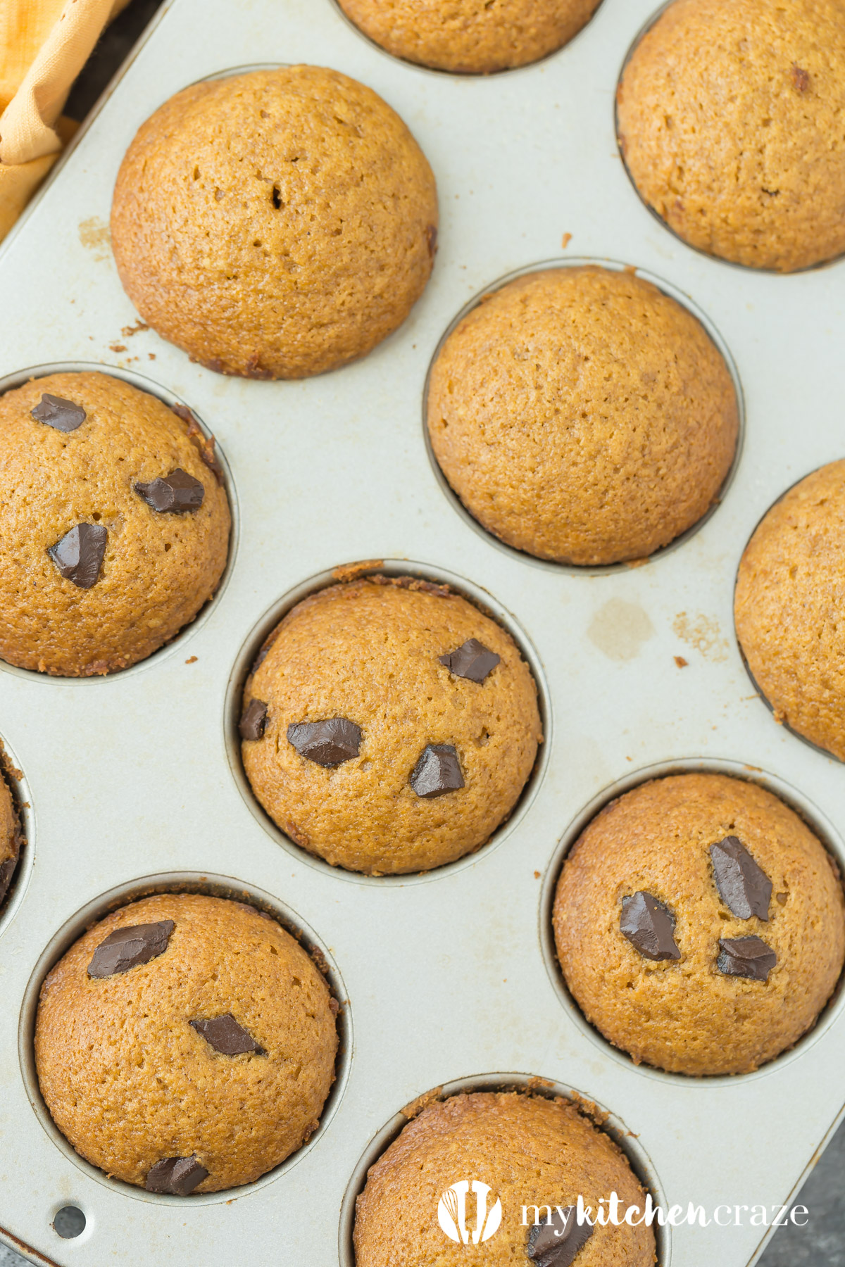 Wake up to a delicious cup of coffee and these moist, flavorful and delicious Pumpkin Muffins. These muffins are perfect for fall! Make sure to grab one because they won't last long!