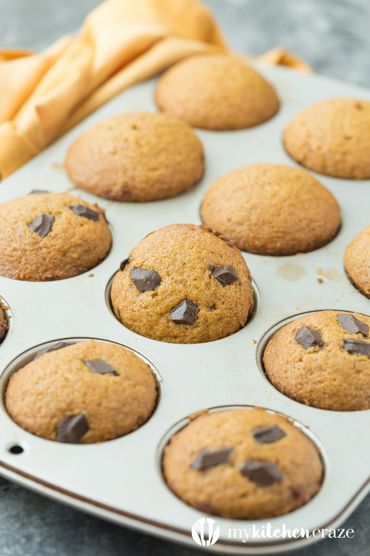 Wake up to a delicious cup of coffee and these moist, flavorful and delicious Pumpkin Muffins. These muffins are perfect for fall! Make sure to grab one because they won't last long!