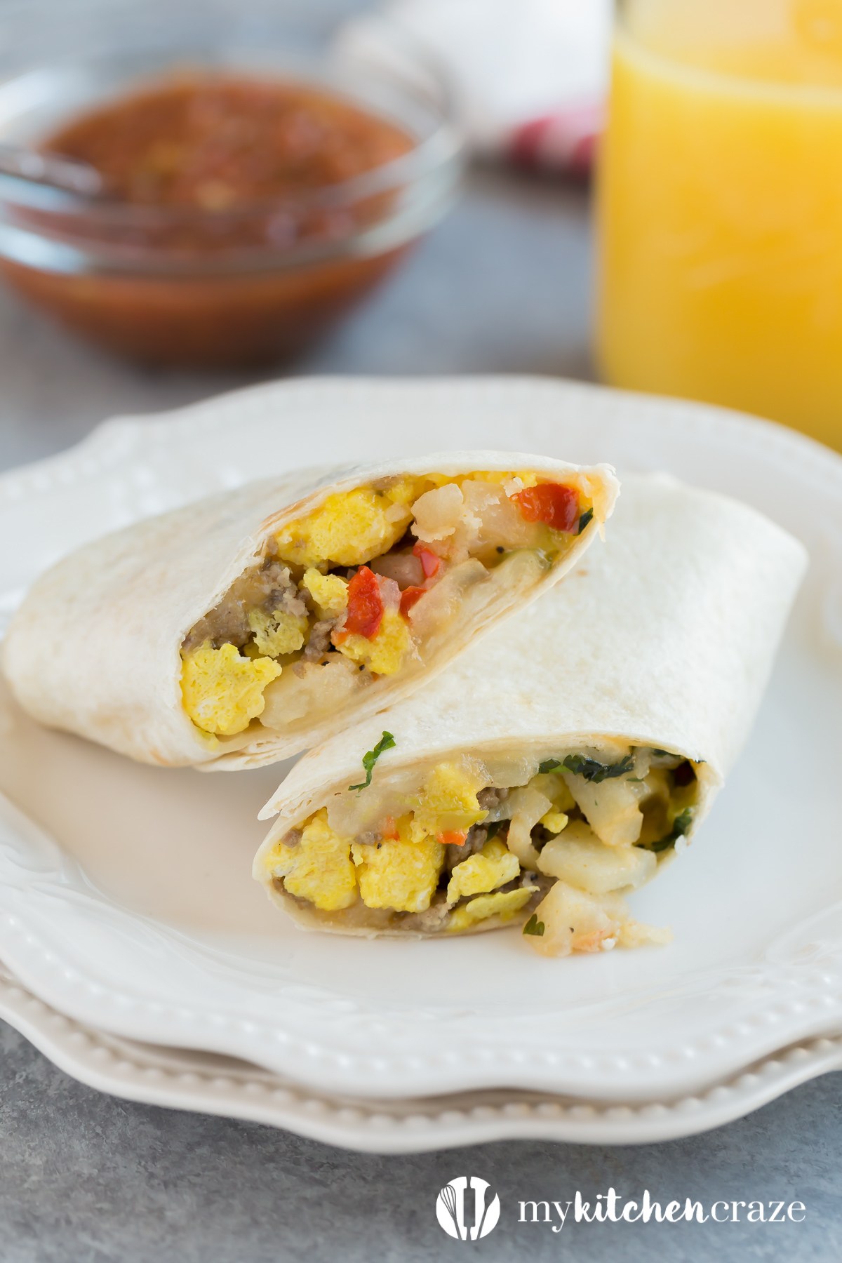 Do you skip breakfast in the mornings because you're just way to busy? Well not any more. Prepare there Freezer Breakfast Burritos during the weekend and have them all week long. Loaded with eggs, sausage, potatoes and of course cheese, these burritos will keep you full all morning long.