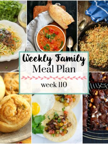 Weekly Family Meal Meal 110