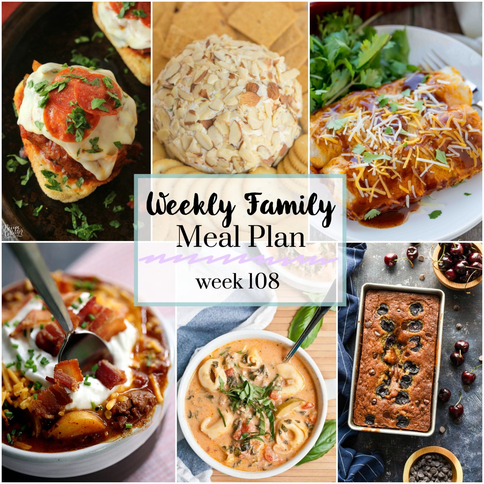 Weekly Family Meal Plan 108 - My Kitchen Craze